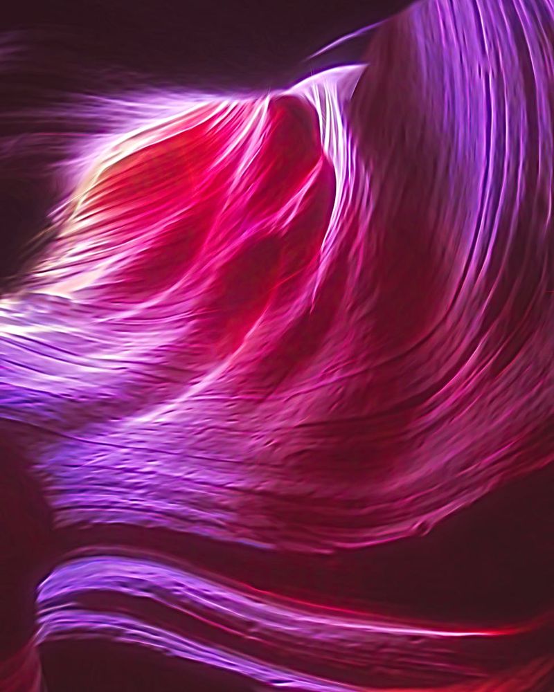 Abstract natural harmony and fluid motion lines